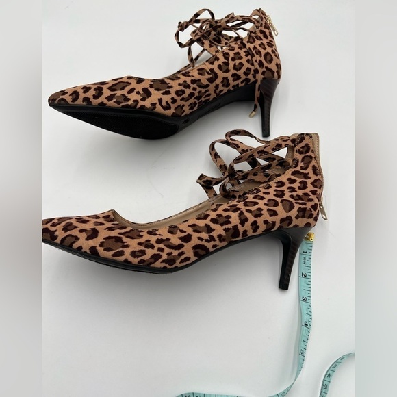 JustFab Women's Leopard Print Heels SIze 10M - Picture 6 of 8